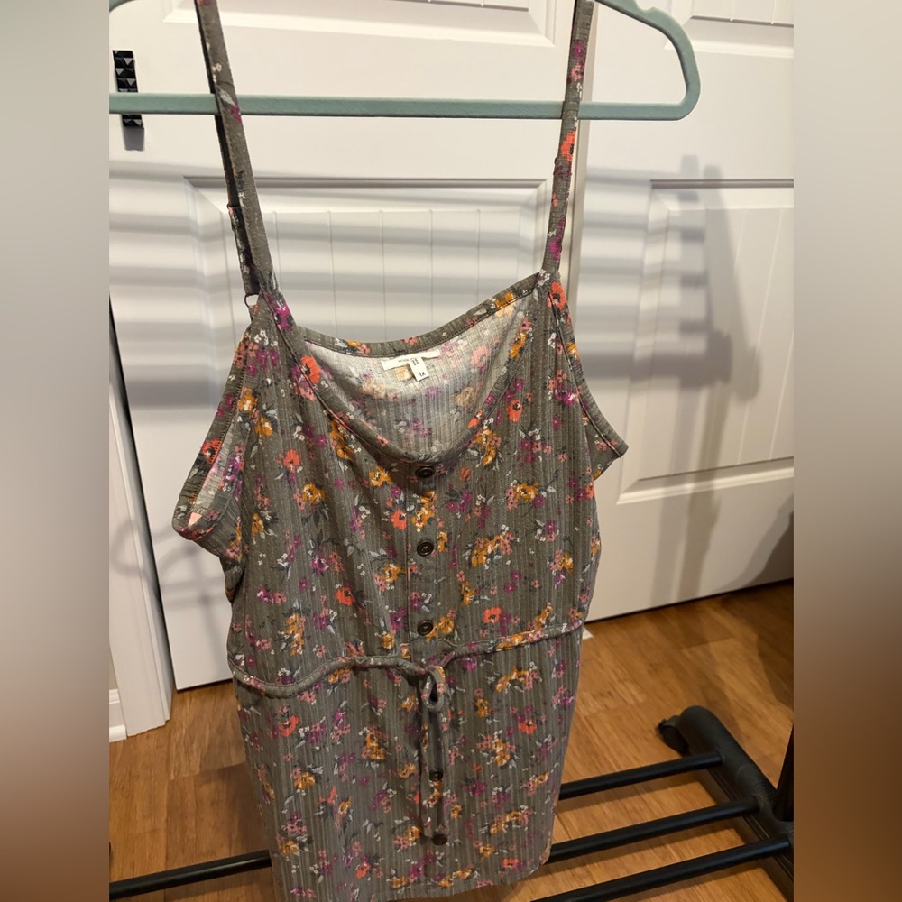 Maurice’s Floral Button-Down Tank Top